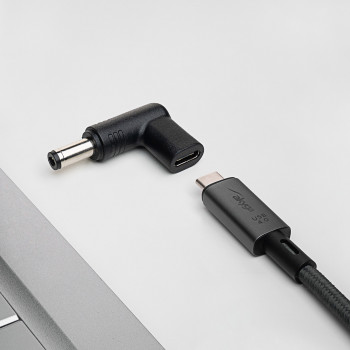 Akyga AK-ND-C02 adapter USB-C – DC 5,5 x 2,1 mm do ładowania laptopa, 18,5-20 V, 100 W