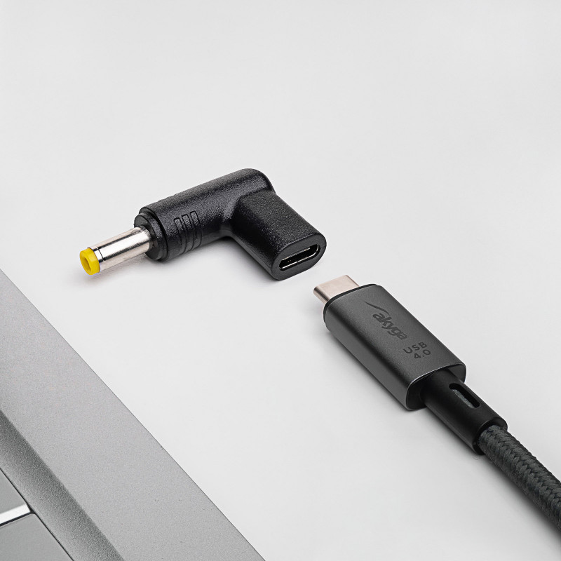 Akyga AK-ND-C03 adapter USB-C – DC 4,8 x 1,7 mm do ładowania laptopa, 18,5-20 V, 100 W