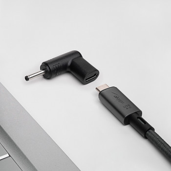 Akyga AK-ND-C06 adapter USB-C – DC 3,0 x 1,0 mm do ładowania laptopa, 18,5-20 V, 100 W