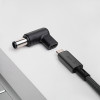 Akyga AK-ND-C07 adapter USB-C – DC 7,4 x 5,0 mm + pin do ładowania laptopa, 18,5-20 V, 100 W, do laptopów HP