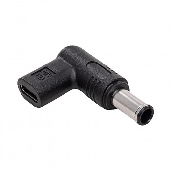 Akyga AK-ND-C14 adapter USB-C – DC 6,5 x 4,4 mm + pin do ładowania laptopa, 18,5-20 V, 100 W