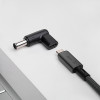 Akyga AK-ND-C14 adapter USB-C – DC 6,5 x 4,4 mm + pin do ładowania laptopa, 18,5-20 V, 100 W
