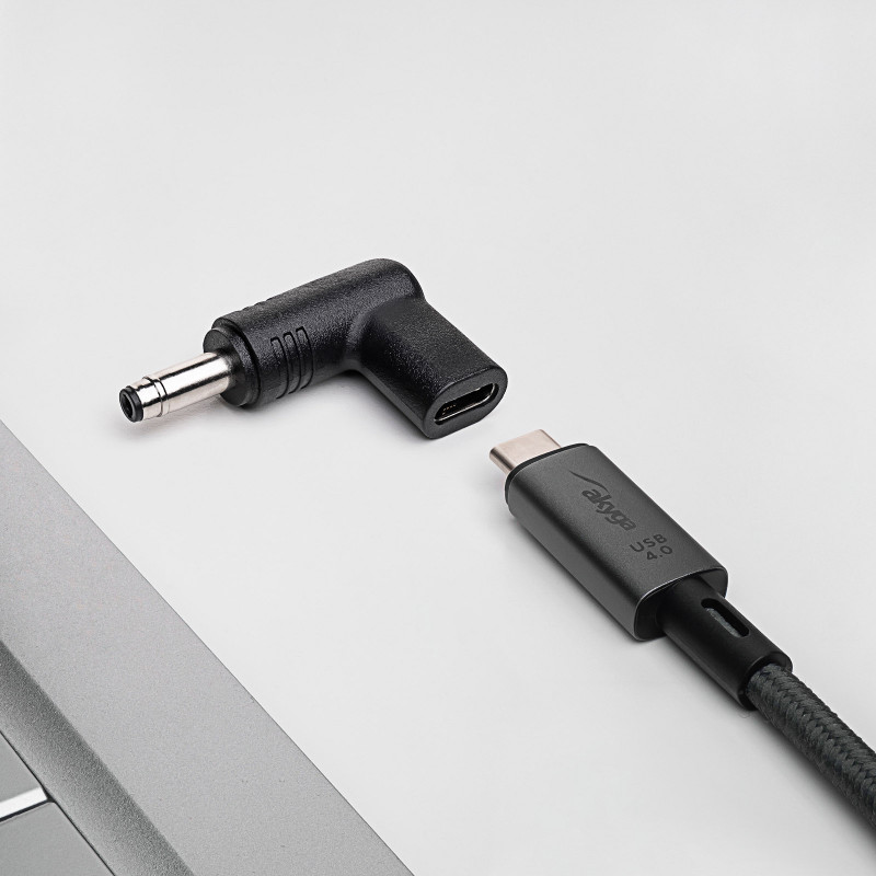 Akyga AK-ND-C17 adapter USB-C – DC 4,8 x 1,7 mm do ładowania laptopa, 18,5-20 V, 100 W