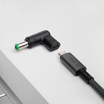 Akyga AK-ND-C18 adapter USB-C – DC 6,3 x 3,0 mm do ładowania laptopa, 15-16 V, 100 W