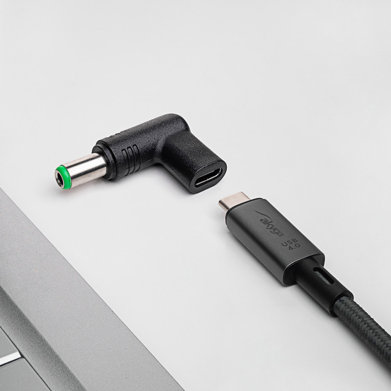 Akyga AK-ND-C18 adapter USB-C – DC 6,3 x 3,0 mm do ładowania laptopa, 15-16 V, 100 W