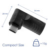 Akyga AK-ND-D16 adapter DC 6,0 x 4,4 mm + pin – USB-C PD do zasilacza laptopa, 65 W