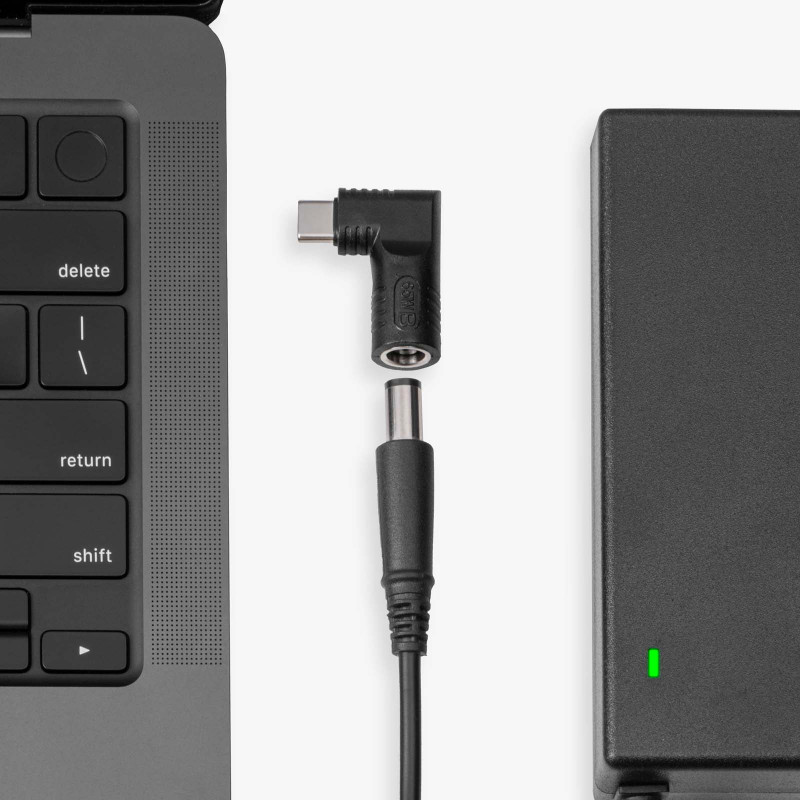 Akyga AK-ND-D17 adapter DC 3,0 x 1,0 mm – USB-C PD do zasilacza laptopa, 65 W