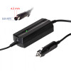 Akyga AK-ND-75 samochodowy zasilacz do laptopa 19,5 V / 2,31 A, 45 W, 4,5 x 3,0 mm + pin, do laptopów Dell