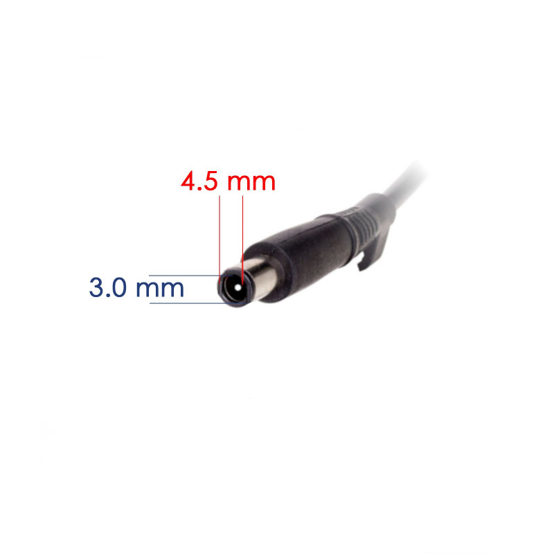 Akyga AK-ND-75 samochodowy zasilacz do laptopa 19,5 V / 2,31 A, 45 W, 4,5 x 3,0 mm + pin, do laptopów Dell