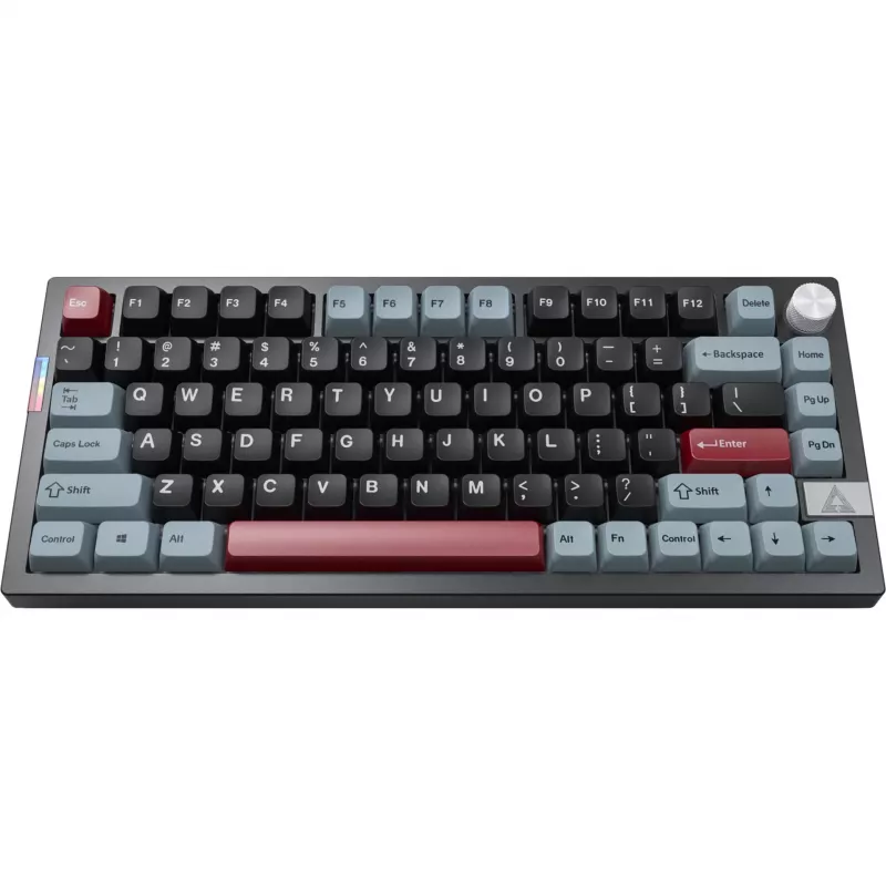 Montech MK PRO 75 klawiatura, układ DE, Gateron G Pro 3.0 Brown, czarny/wielokolorowy