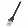 LogiLink CP1033U Patchcord Cat.5e U/UTP, 1 m, czarny