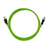 LogiLink CQM035S przemysłowy patchcord, Cat.6A, PUR, M12 X-coded na RJ45, 1 m