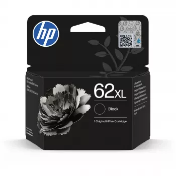 HP 62XL oryginalny wkład atramentowy D14SKAE#LS1, 7,5 ml, wysoka wydajność, czarny