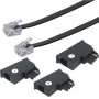Schwaiger TAL6306533 kabel przyłączeniowy telefoniczny, uniwersalny, 6 m, RJ-11, czarny