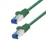 LogiLink CP4025S kabel krosowy Cat.6A S/FTP, 0,5 m, zielony