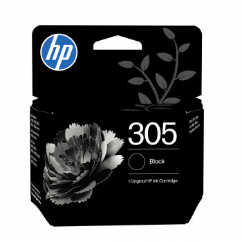 HP 305 oryginalny czarny wkład atramentowy