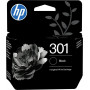 HP 301 oryginalny czarny wkład atramentowy, 3 ml
