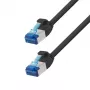 LogiLink CP5053S Cat.6A S/FTP kabel krosowy Ethernet, SlimLine, 2 m, czarny