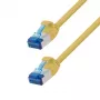 LogiLink CP5047S Cat.6A S/FTP SlimLine kabel krosowy, LSZH, 1,5 m, żółty