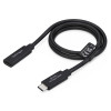 StarTech.com USB440GCMCF2F przedłużacz USB4, USB-C męskie – USB-C żeńskie, 60 cm, czarny