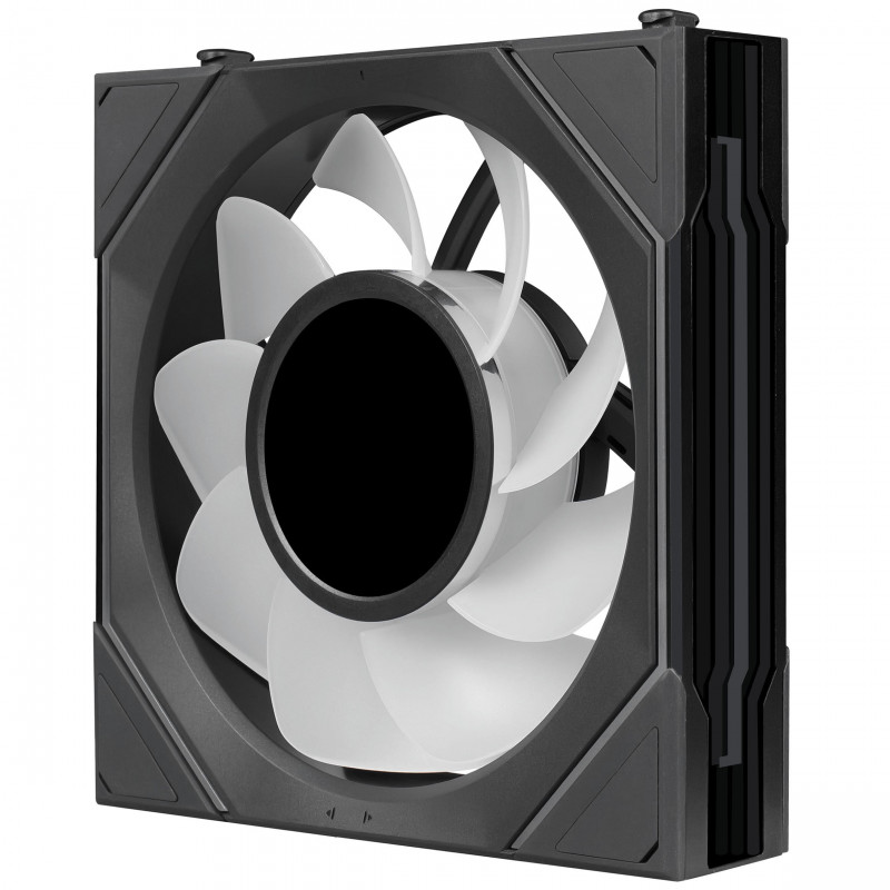Lian Li UNI FAN SL-INF LCD FLEX Wireless wentylatory do obudowy (3 szt.) z kontrolerem, ARGB i LCD, Reverse Blade, 120 mm, czarne