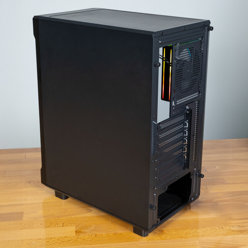 Obudowa komputerowa Kolink AM2 ARGB Midi Tower, ATX, szkło hartowane, 4 wentylatory 120 mm w zestawie, czarna