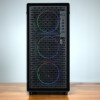 Obudowa komputerowa Kolink AM2 ARGB Midi Tower, ATX, szkło hartowane, 4 wentylatory 120 mm w zestawie, czarna