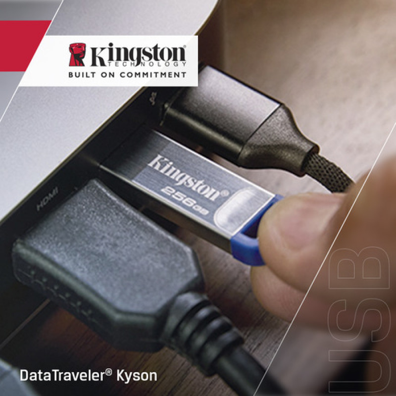 Kingston DataTraveler Kyson DTKNG2/256GB pendrive USB, 256 GB, USB 3.2 Gen 1, metalowy