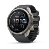 Smartwatch Garmin Fenix 9 Pro inReach, 51 mm, tytanowa koperta, grafitowo-czarny silikonowy pasek