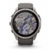 Smartwatch Garmin Fenix 9 Pro inReach, 51 mm, tytanowa koperta, grafitowo-czarny silikonowy pasek