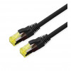 Zewnętrzny patchcord Roline 21.15.0750 Cat6A S/FTP, LSOH, 0,5 m, czarny