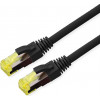 Zewnętrzny patchcord Roline 21.15.0750 Cat6A S/FTP, LSOH, 0,5 m, czarny