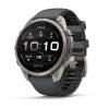 Smartwatch Garmin Fenix 9 Pro, 47 mm, tytanowa koperta, grafitowo-czarny silikonowy pasek