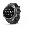 Smartwatch Garmin Fenix 9 Pro, 47 mm, tytanowa koperta, grafitowo-czarny silikonowy pasek