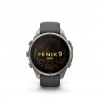Smartwatch Garmin Fenix 9 Pro, 47 mm, tytanowa koperta, grafitowo-czarny silikonowy pasek