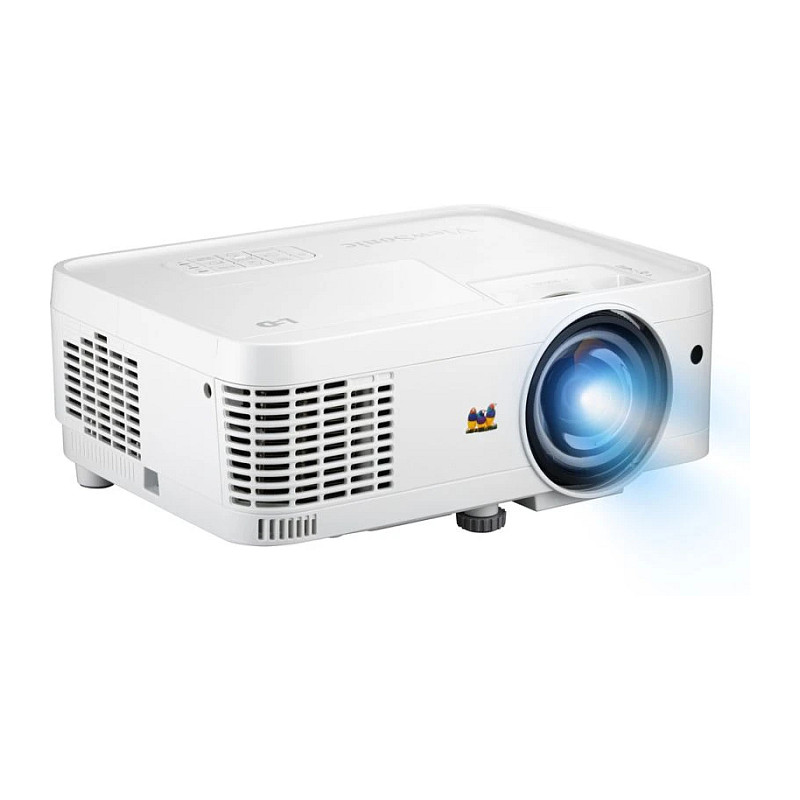 ViewSonic LSD300W-ST projektor krótkoogniskowy, 3300 lumenów ANSI, DLP, WXGA (1280x800), biały