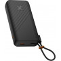 Xtorm XG2E30W201C powerbank, 30 W, 20 000 mAh, ze zintegrowanym kablem, czarny