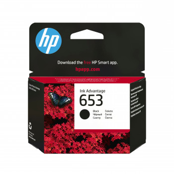 HP 653 3YM75AE oryginalny tusz Ink Advantage, 6 ml, czarny