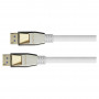 Good Connections Python DP20-PY010W kabel DisplayPort 2.0, 54 Gbit/s, UHBR 13.5, oplot nylonowy, biały, 1 m