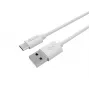 Equip 128845 kabel USB-A – USB-C 2.0, 3 A, 0,3 m, biały