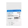LogiLink NK4006 moduł keystone RJ45, Cat.5e UTP, zacisk 90°, biały