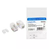 LogiLink NK4006 moduł keystone RJ45, Cat.5e UTP, zacisk 90°, biały
