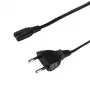 LogiLink CP192 kabel zasilający, CEE 7/16 do IEC C7, czarny, 1 m