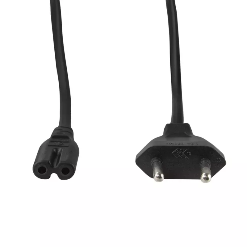 LogiLink CP192 kabel zasilający, CEE 7/16 do IEC C7, czarny, 1 m