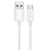 LogiLink CU0319 kabel USB 2.0 Type-C, A/M na C/M, 480 Mb/s, 60 W, nylon, biały, 0,15 m