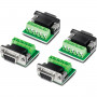 TRENDnet TI-S400 adapter szeregowy RS-232 na RS-422/485, zgodny z TAA (4 szt.), zielony / szary