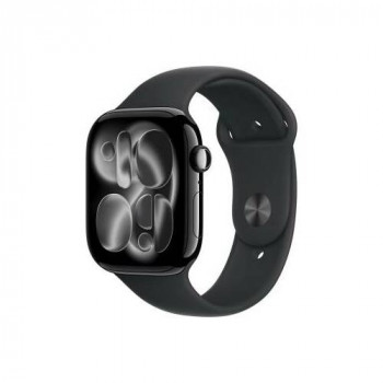 Apple Watch Series 11 smartwatch 5G, koperta aluminiowa 46 mm, S/M, czarny, MFC24QL/A