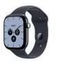 Apple Watch Series 12 smartwatch, GPS + Cellular, 42 mm, koperta z ceramiki w kolorze nocnego błękitu, granatowy pasek sportowy M/L