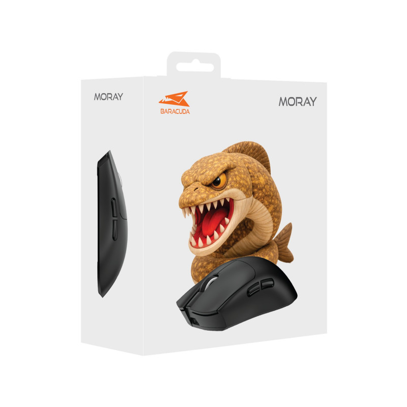 Baracuda BGM-131 MORAY mysz dla graczy, czarna