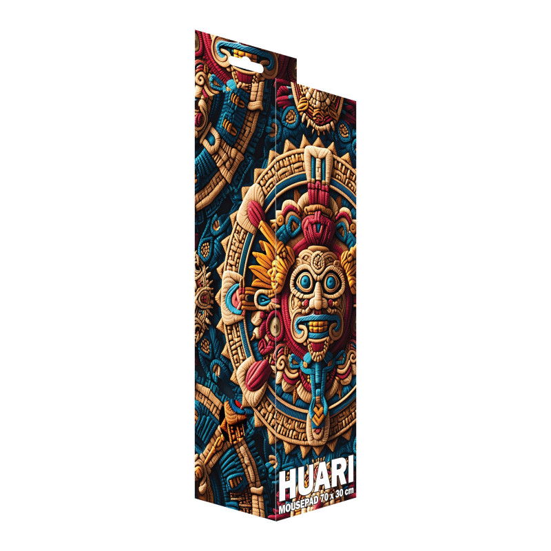 Sbox HUARI XL MP-05 podkładka pod mysz, 700x300 mm, czarna z nadrukiem